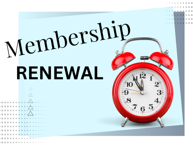 Renewing Membership Timeline